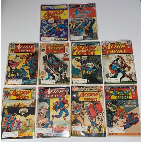 10 SUPERMAN DC COMICS - Picture 1 of 6